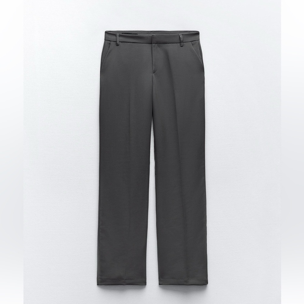 ZARA PETROL BLUE MENSWEAR STYLE PANTS